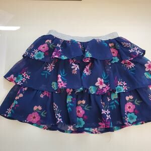 Sonoma Skort - Blue w/ pink flowers Girls Size 7